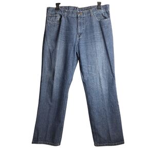 Timberland Jeans Mens 40x31 Straight Leg 100% Cotton Distressed Medium Wash